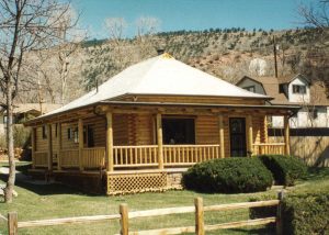 Remodel with log siding and Timberline log corners in Lyons Colorado